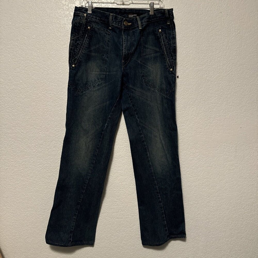 Rare Vintage 2000 LEVI'S Jeans Engineered Twisted W33 L32 -Y2K Skate Retro TB